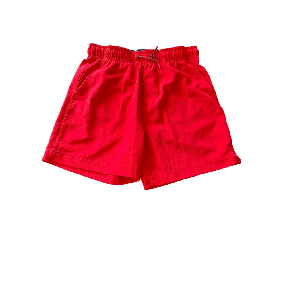 Vineyard Vines Shorts Red Performance Boys Medium 12-14 Elastic Waist Stretch